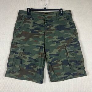 Lee Camo Cargo Ripstop Shorts Size 34